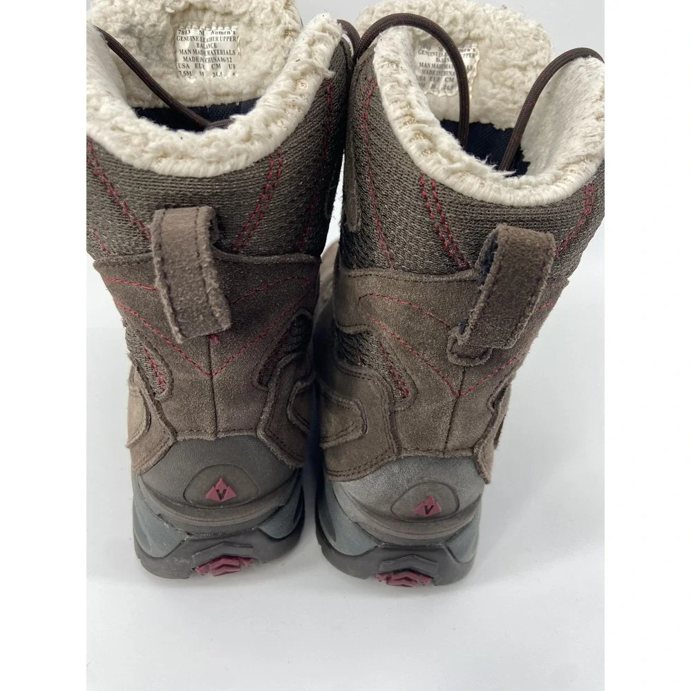 Vasque Boots Womens 7.5 Brown Pow Pow UltraDry Winter‎ Snow Hiking Outdoor 7803